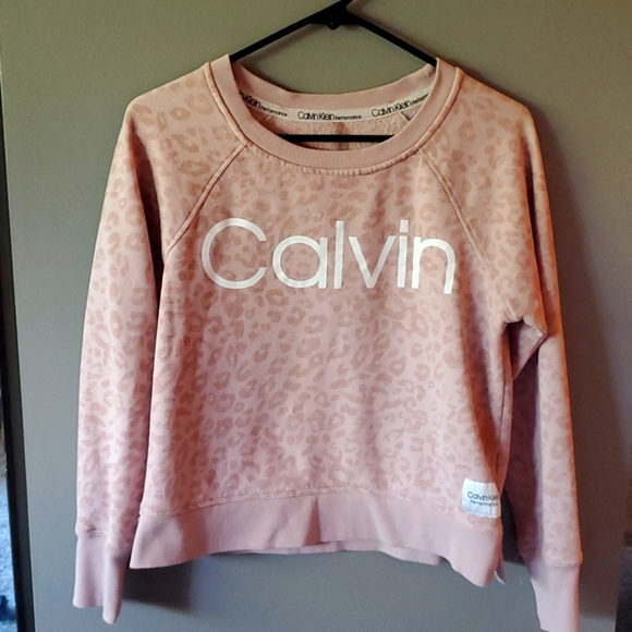 Calvin Klein Sweaters - Calvin Klein Performance Crewneck Cheetah Print Sweatshirt